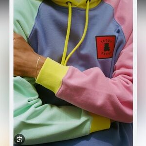 Teddy Fresh Pastel Colorblock Hoodie